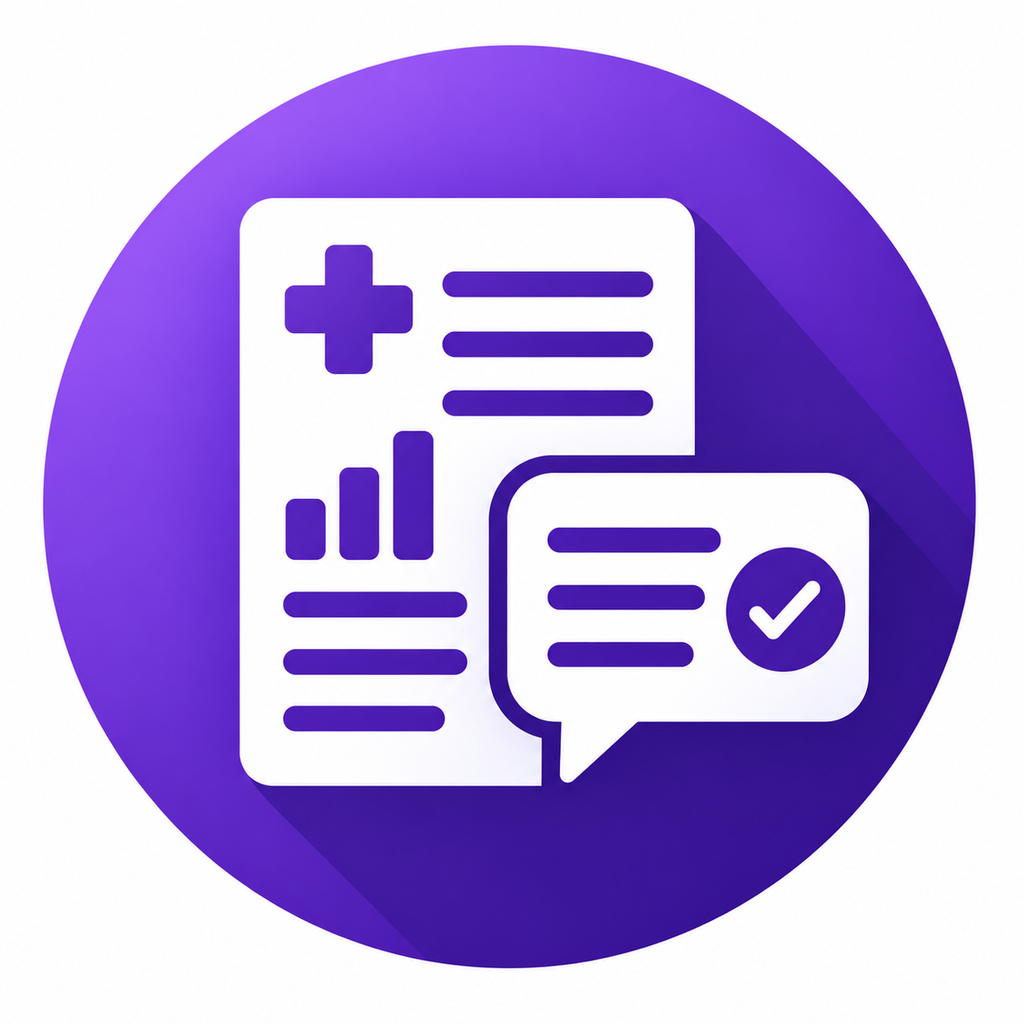 Clinic Results Reply icon